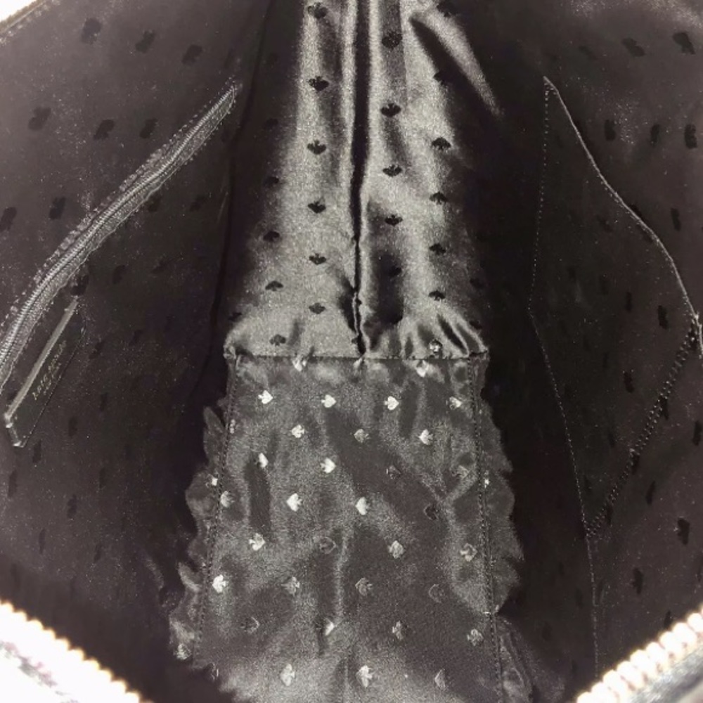 Kate spade LARGE joeley glitter TOTE black Bag NEW - Picture 8 of 8